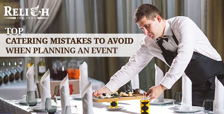 Event catering setup highlighting common catering mistakes to avoid