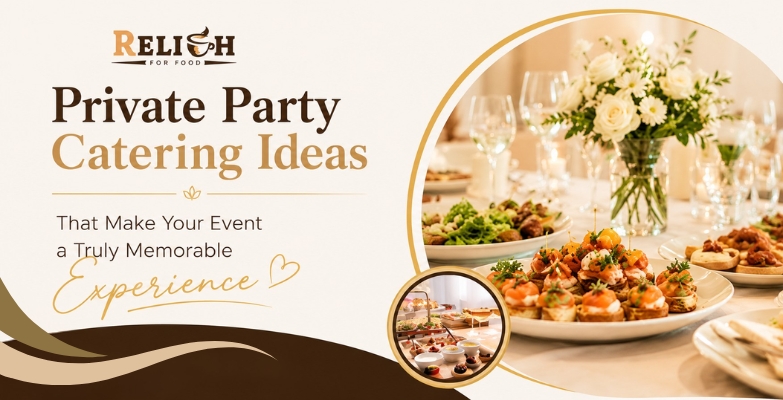Professional private party catering