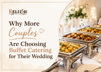 Elegant wedding buffet catering